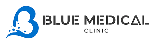 Logos blue medical clinic